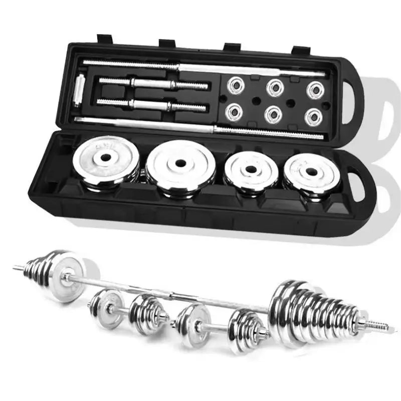 Hot Sale 50kg Adjustable Dumbbell Set Gym Fitness Equipment with Free Weights Cast Iron Body Building Dumbbells