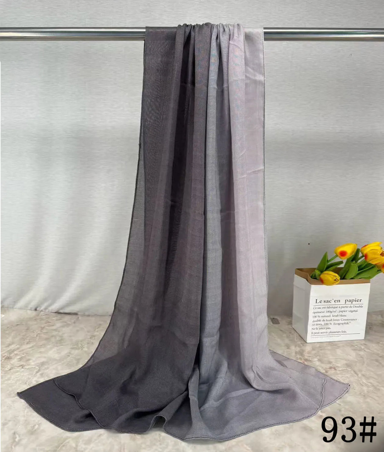 Soft Breathable Modal Hijab for Muslim Women New Digital Printed Woven Scarf Cotton Modal for Autumn