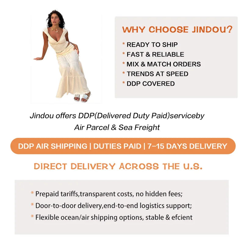 2026 Women Summer Casual Tank Top Skirt Set Sexy V-Neck Solid Color Slim Skinny Fit Wrinkled Edge Daily Wear Dress Set