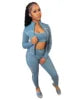 Custom Sets for Women Casual Set Jacket I-shaped Vest Pants Three-Piece Color Blocking Tight Fitting Set Conjuntos Para Mujeres
