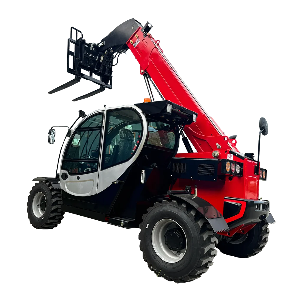 China Mountain Raise High Quality 3Ton 5m 6mTelehandler Wheel Loader Telehandler Forklift Hydraulic Diesel Telescopic Loader