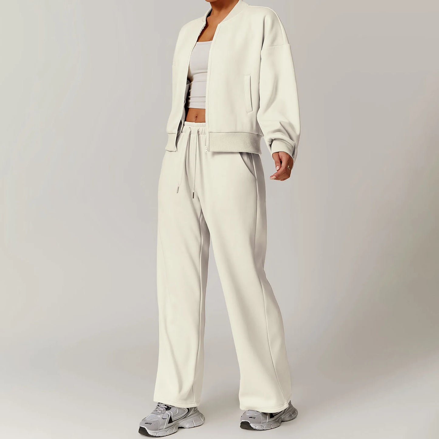 YIYI New Design Cool Street Sets Ladies Leisure Breathable Casual Comfortable Suits Women Track Suits Two Piece Sets