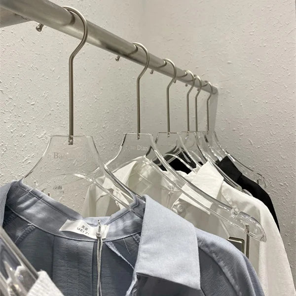 Wholesale One Hundred Kinds Crystal Clear Acrylic Clothes Hanger Manufacturer With Best Quality