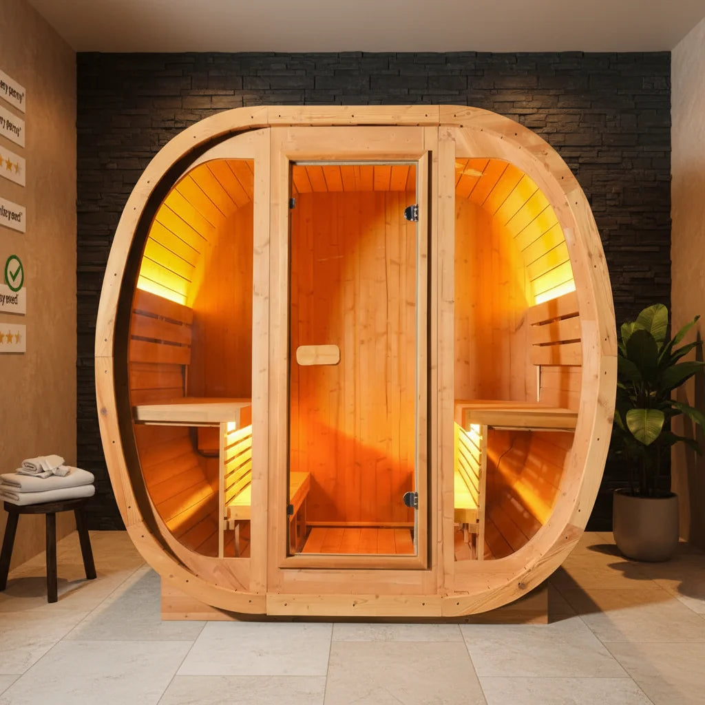 4-5 People Outdoor Sauna Room Sauna and Steam Room Cedar Modern Steam Sauna Generator Swedish Traditional Sauna Stock