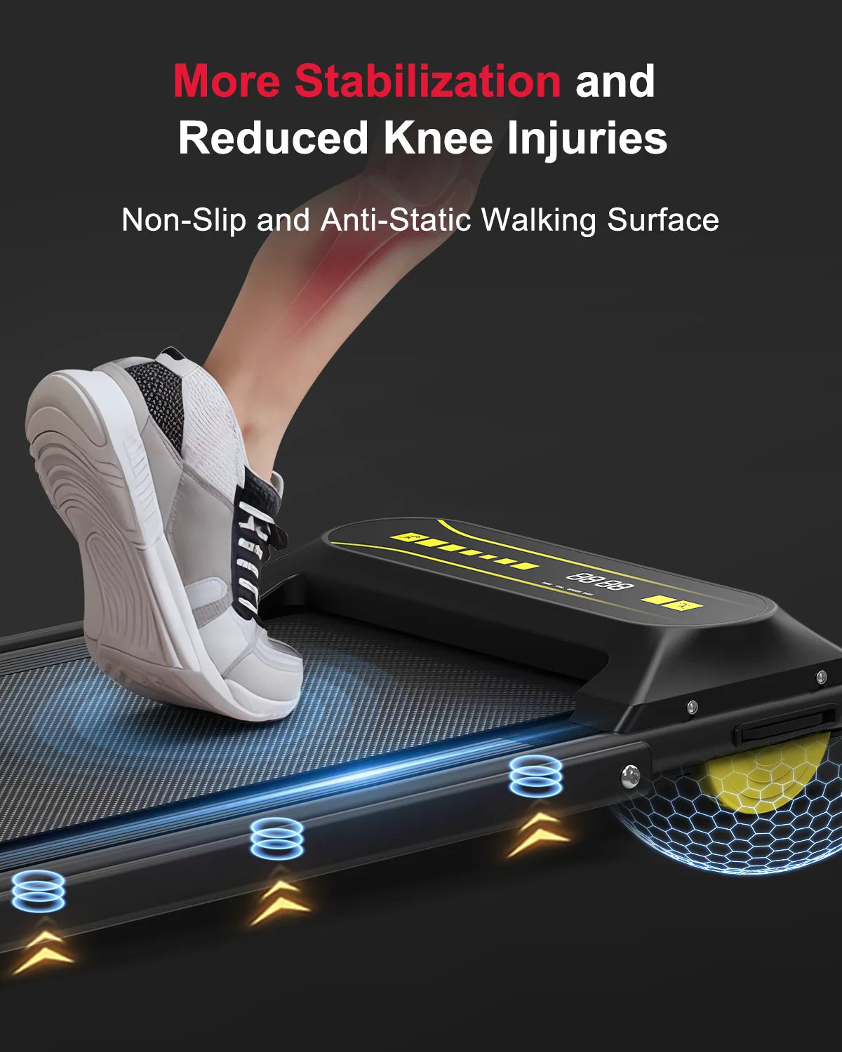 Customized Desk Use Treadmill 2.5hp Motor Electric Foldable Wholesale 2-in-1 Home Exercise Gym Treadmill Walking Pad