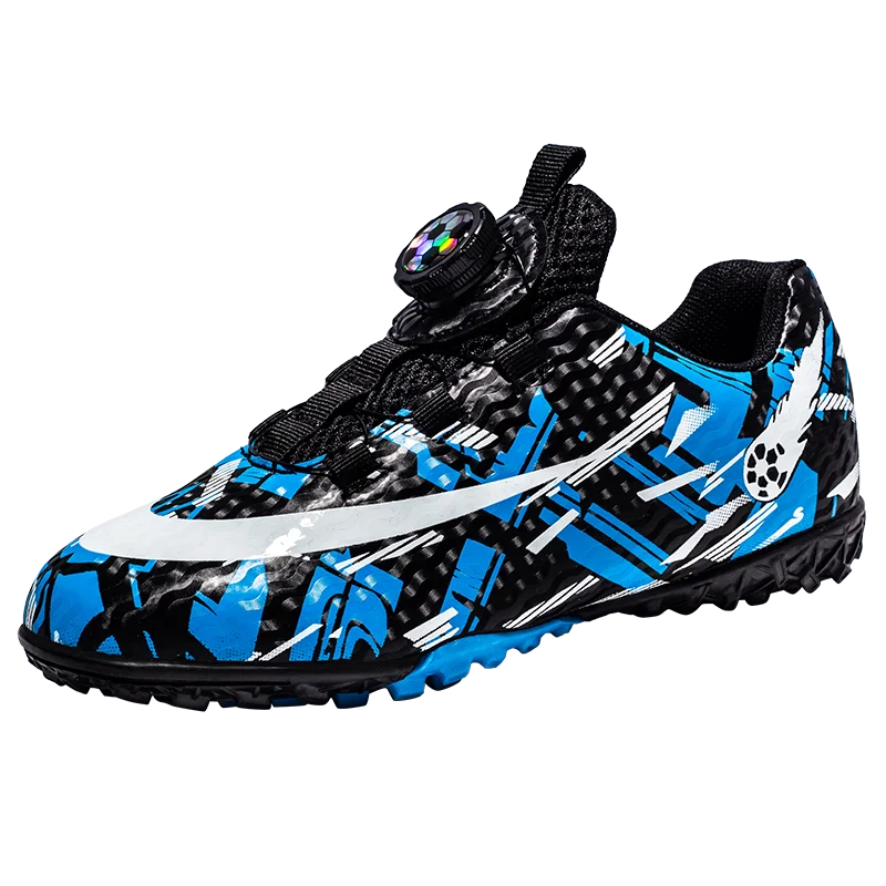 Newest Rotating Buckle Soccer Cleats for Men Women Kids Durable Sole for Firm Ground and Turf Surfaces