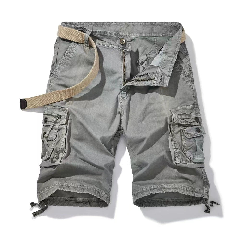 Custom Your Brand Logo Wholesale Hot Selling Summer Men Clothing Casual Pockets Cotton Jogger Loose Cargo Shorts