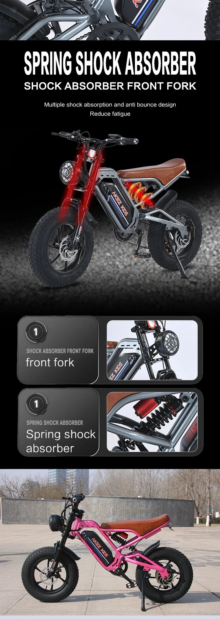 Fast 350W Kids Electric Dirt Bike Motor Battery Bicycle with Sales for Children Teenagers Boys Ebike Us Warehouse