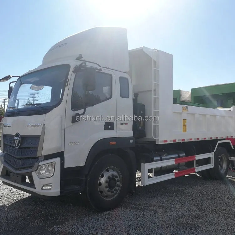 Foton New 10 Ton Load Capacity 4x2 Drive 6 Wheel LHD Single Row Small Dump Truck for sale