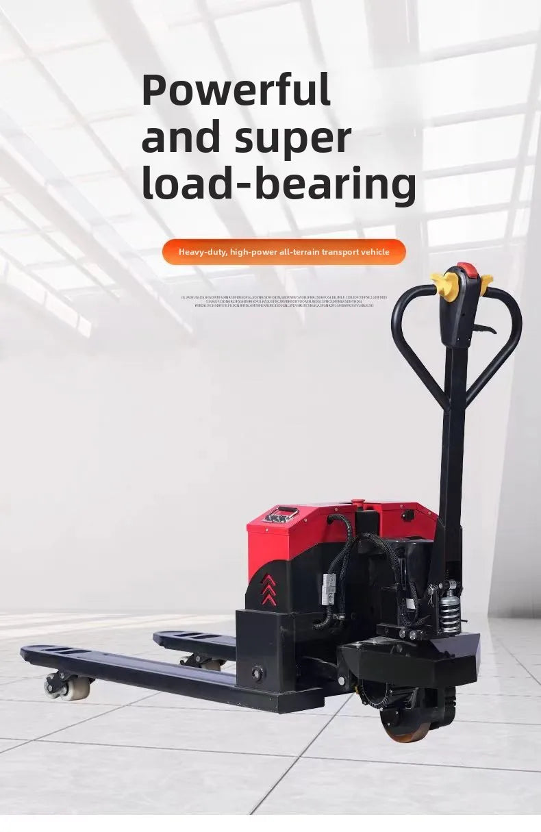 3 Ton Lead-Acid Battery Electric Pallet Truck Forklift with Standing Operation for Retail Use