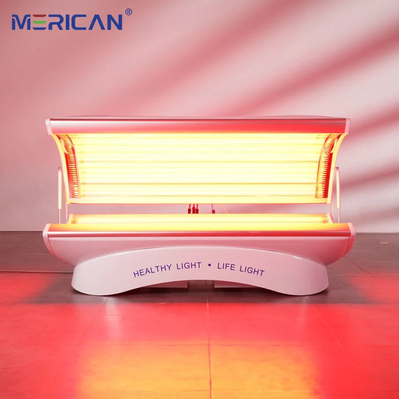 Merican PDT Beauty Light Therapy Bed Red Led Professionnel Beauty Machine Full Body Red Light Therapy 660nm 850nm Bed