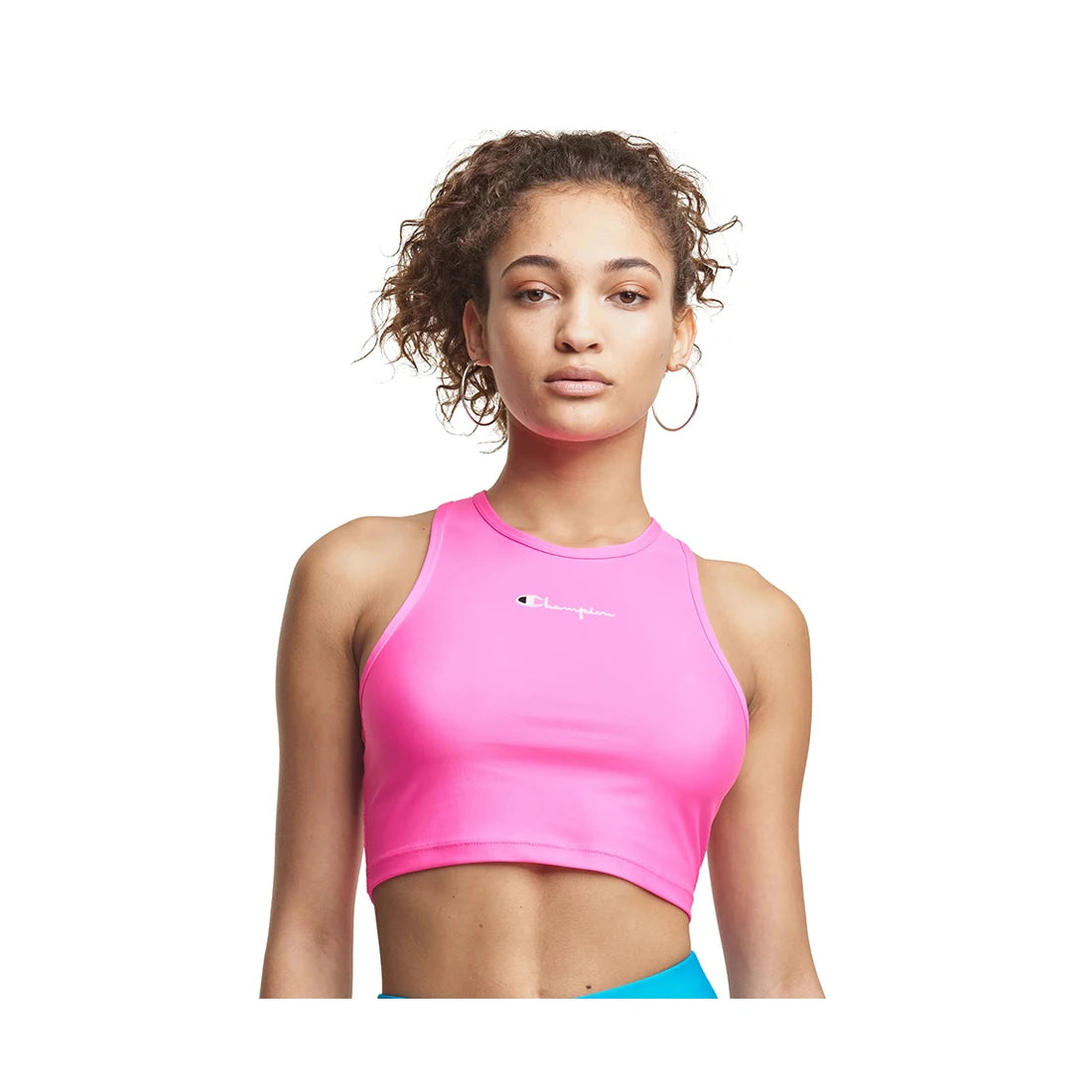 Champion Life Limited Edition Fitted Cropped Womens Active Shirts & Tees Color: Popsicle Pink | 100% Authentic