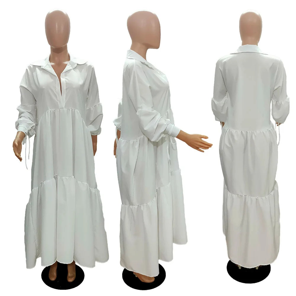 New Collection Plain Maternity Muslim With Long Sleeve Custom Made Black Lady Elegant Shirts Maxi Party Church Dresses for Women