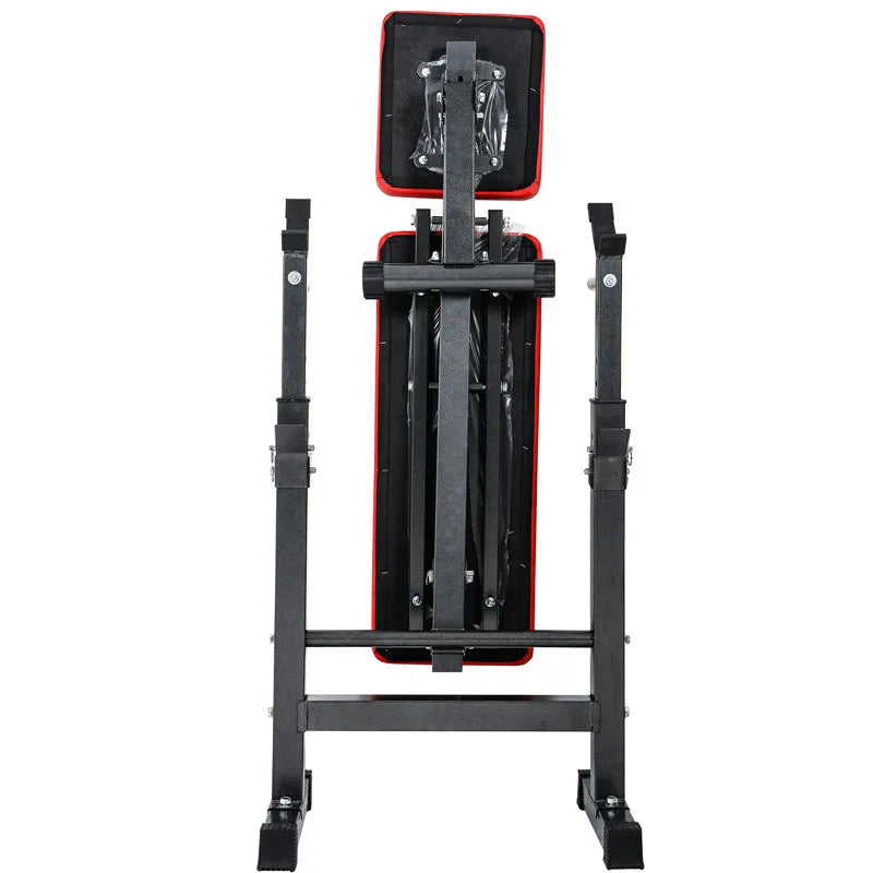 Durable Home Fitness Equipment Multi-Functional Foldable Sleeping Push Rack Lifting Bed Barbell Bushing Device Gym