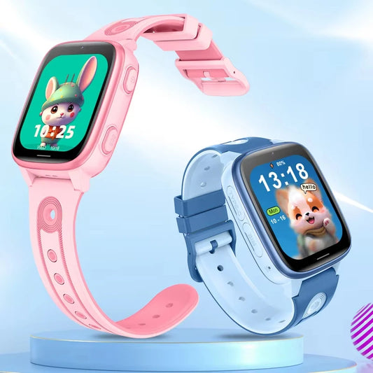 2025 Kids Smart Watch 1.52 Inch IP67 Waterproof GPS Tracking Children 4g Silicone Watches for Children