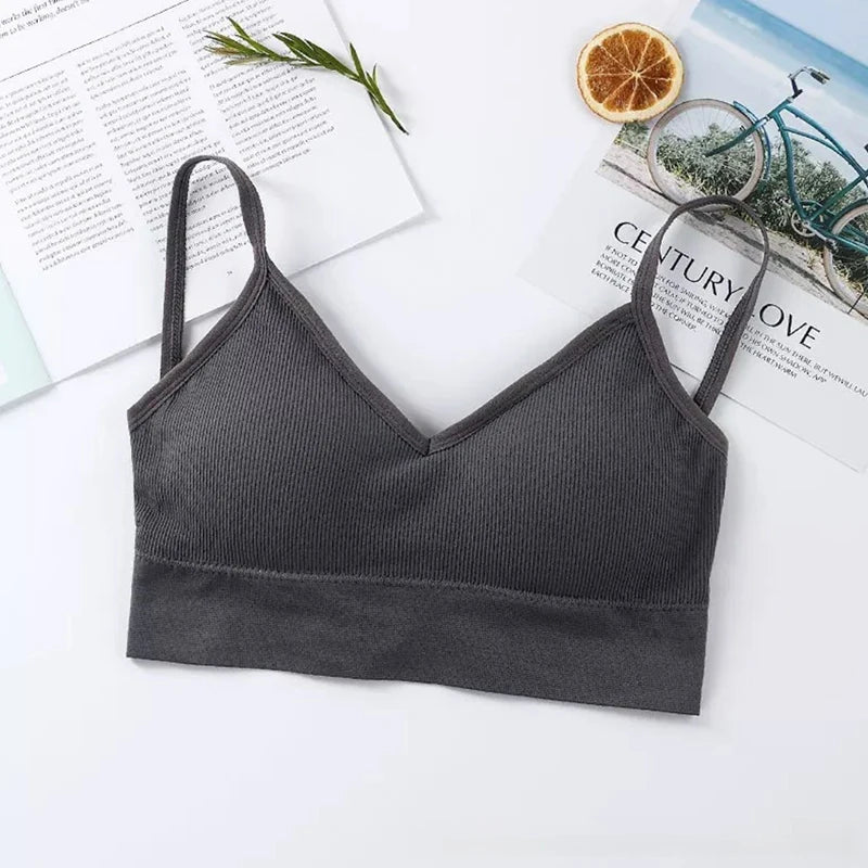 Women's Tube Tops Brassiere Women's Sports Bra Push Up Underwear Tops Seamless Sports Top Sexy Lingerie Female Tops Girl Bra