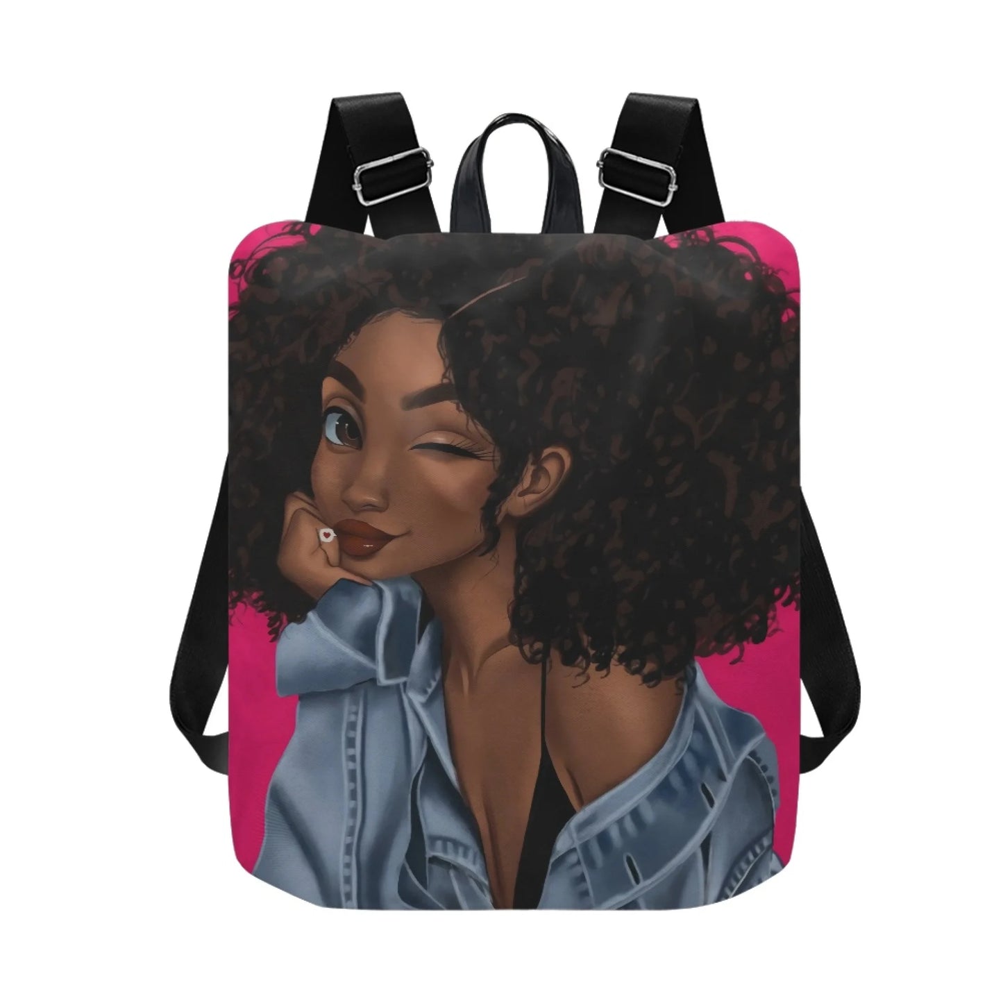 Latest African Girl Printed Backpack for Women Water-resistant College Backpack Girls Kids Bookbags Travel Casual Backpack Bag