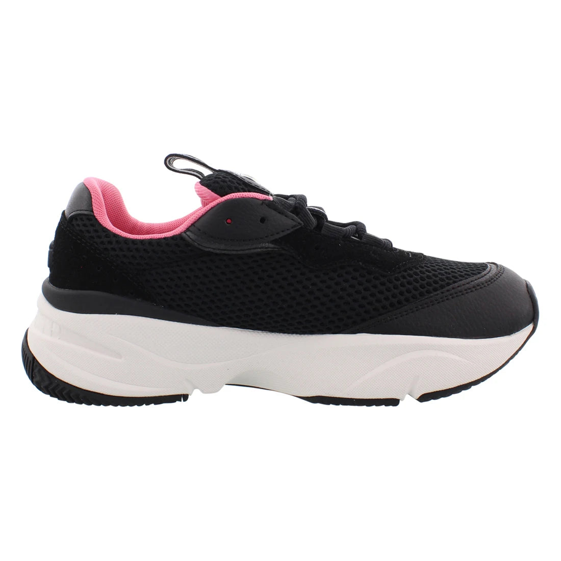 Ellesse Massella Text Womens Shoes Color: Black/Fluro Pink/White | 100% Authentic