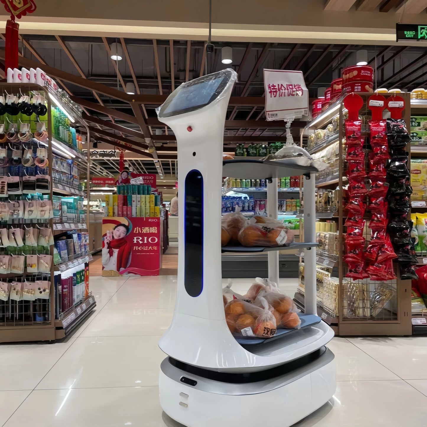 restaurant robot waiter service for Restaurant Pizza and Western-style Food Service Waiter Robots Humanoid AI Robotics