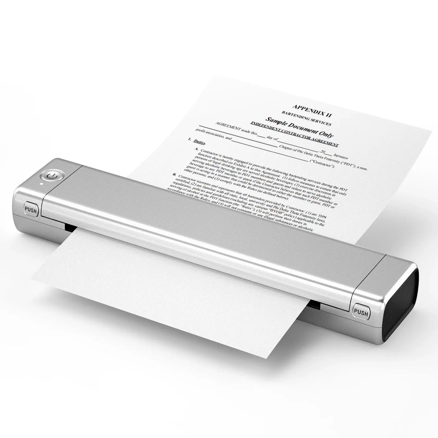 Phomemo Portable Printer Wireless Thermal Printer With Letter Size Paper Contract Printer for Office/PDF/Travel/Home
