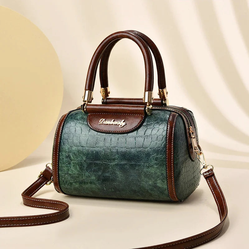 Luxury Hand Bags Ladies 2022 New Boston Women Bag Messenger Shoulders Bolsos De Mujer  Large Capacity Stone Wholesale Handbags
