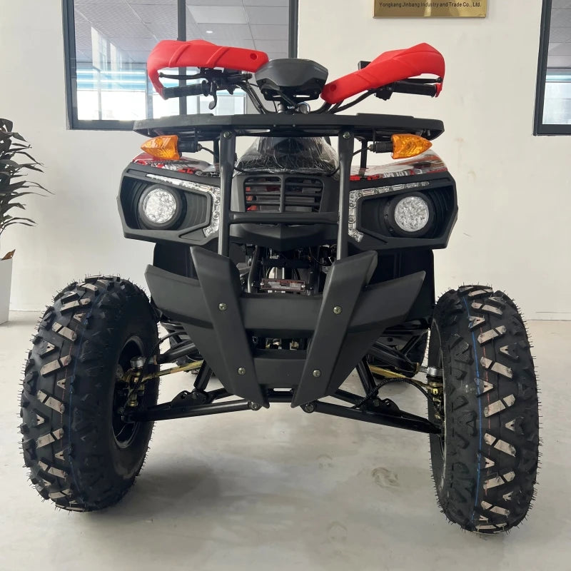200cc 4-Stroke Automatic 2WD Gas/Diesel Quad Bike ATV with Over 1000W Power for Adults