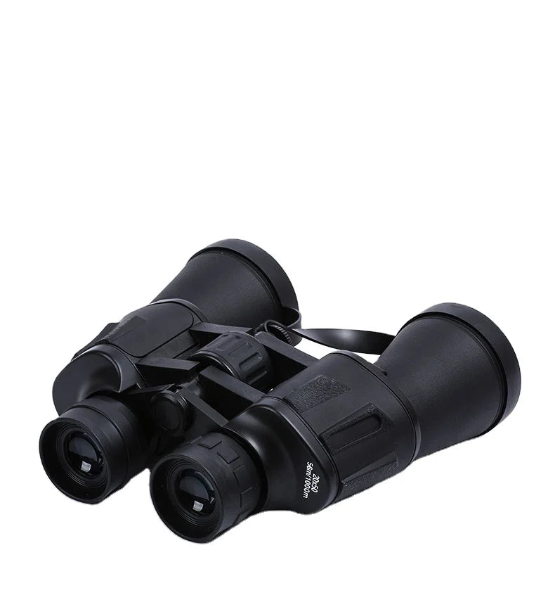High Quality 7x50/10X50/20X50 Long Range Binoculars Metal Plastic Bak4 Porro Prism System Center Focus Travel Sports Telescope