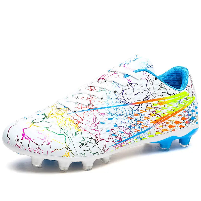 Football Shoes Low-top Lace up Soccer Shoes Football Boots FG HG Team Sports Men's Women's Adult Footwear Sneakers Unisex Spring