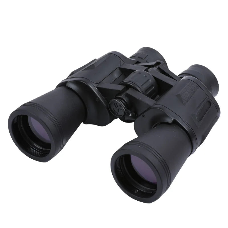 High Quality 7x50/10X50/20X50 Long Range Binoculars Metal Plastic Bak4 Porro Prism System Center Focus Travel Sports Telescope