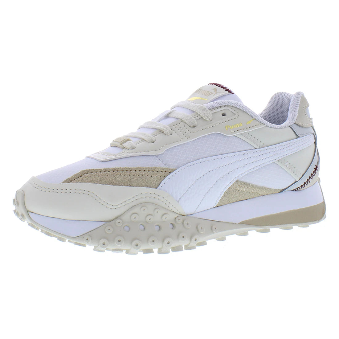 For Women's Blacktop Rider Soft Sporty Shoes White/Cream with Mesh Upper and Insole Lightweight and Authentic Made in China