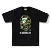 2026 1:1 High Version Ready Stock Letter Printing Bapees Tee Men Trendy PrintedApe Shirt Fashion Designer Bapees Shirt Hot Sell