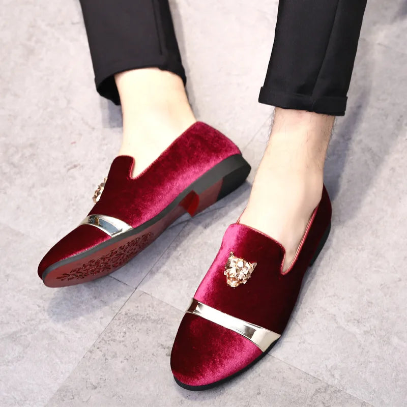 Blue Color Fashion Design Men Casual Leisure Shoes Loafers Shoes for Men Luxury