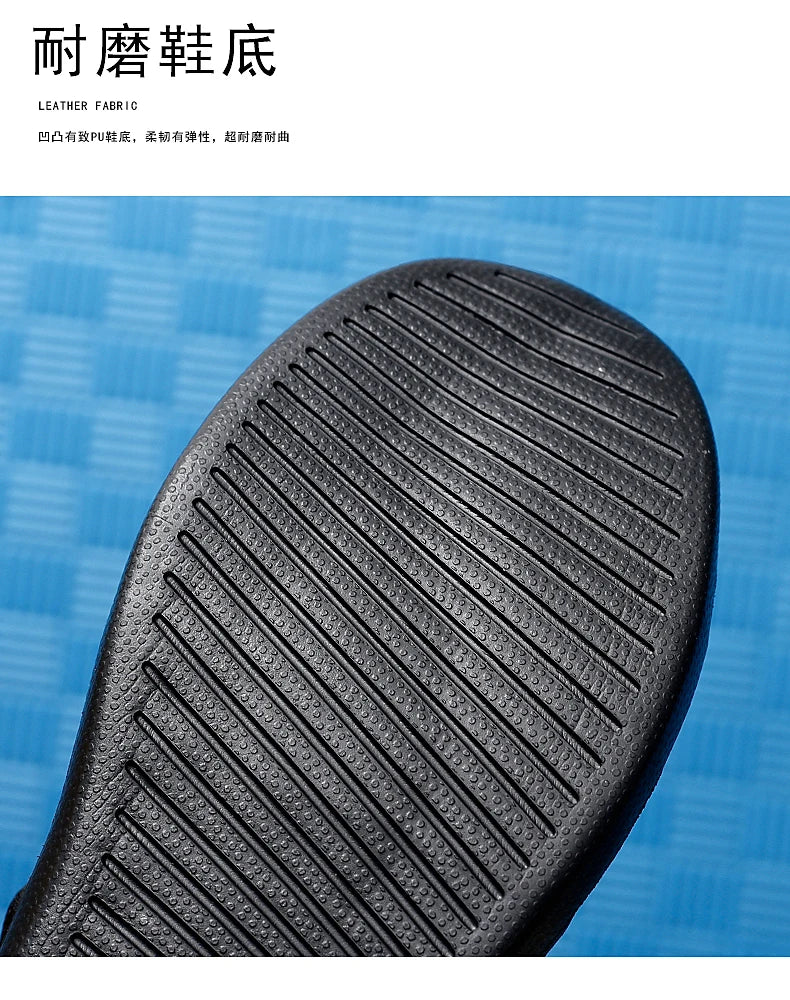 Casual Breathable Men Sandals Summer Outdoor Lightweight Fashion Slippers New Arrivals Slip-on Male Mesh Beach Shoes for Male
