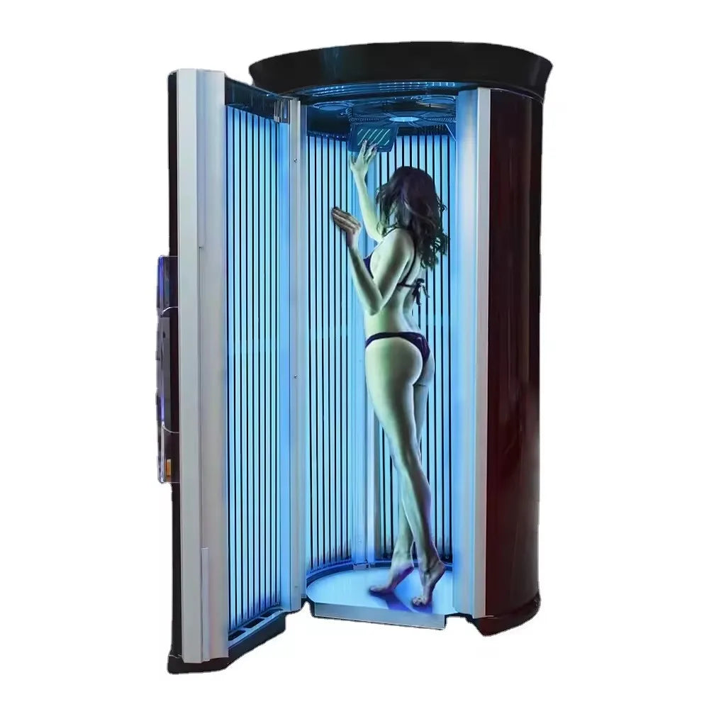 2025 Blue Led Tanning Bed Infrared Spa Capsule Slimming Machine UV Light Lamp Home Tanning Bed UVB Blue LED Light Spa Machine