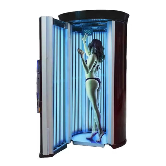 2025 Blue Led Tanning Bed Infrared Spa Capsule Slimming Machine UV Light Lamp Home Tanning Bed UVB Blue LED Light Spa Machine