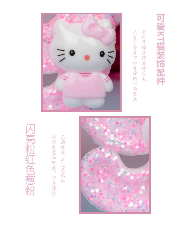 Kawaii Sanrio Hello Kitty 0-9 Digital Candles Creative Cartoon Pattern Party Decoration Supplies Birthday Cake Accessories Gift