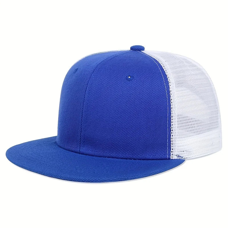 Fashion Baseball Cap Blank Mesh Camouflage Solid Color Hip Hop Hat Outdoor Sports Visor Snapback Hats Trucker Caps