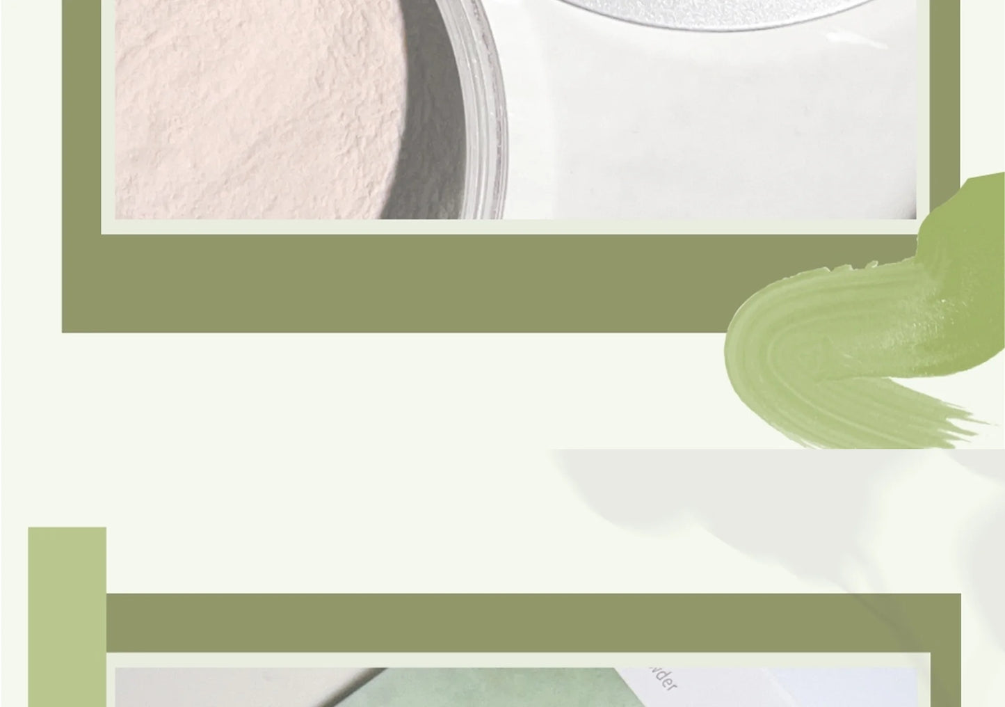 Exquisite clear honey powder loose powder matte finish lasting waterproof, sweat-proof, non-peeling makeup fixing loose powder