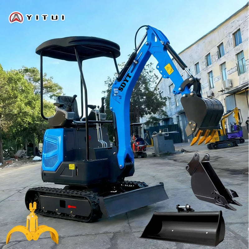 2026 Mini Excavator 2.0 Ton Euro 5 Kubota Engine Multi-Function Compact Digger For Farm Garden & Small Engineering Customized