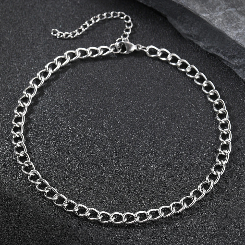 Stainless steel anklet Premium sense of simplicity small delicate anklet New popular light luxury chain anklet For Women Jewelry