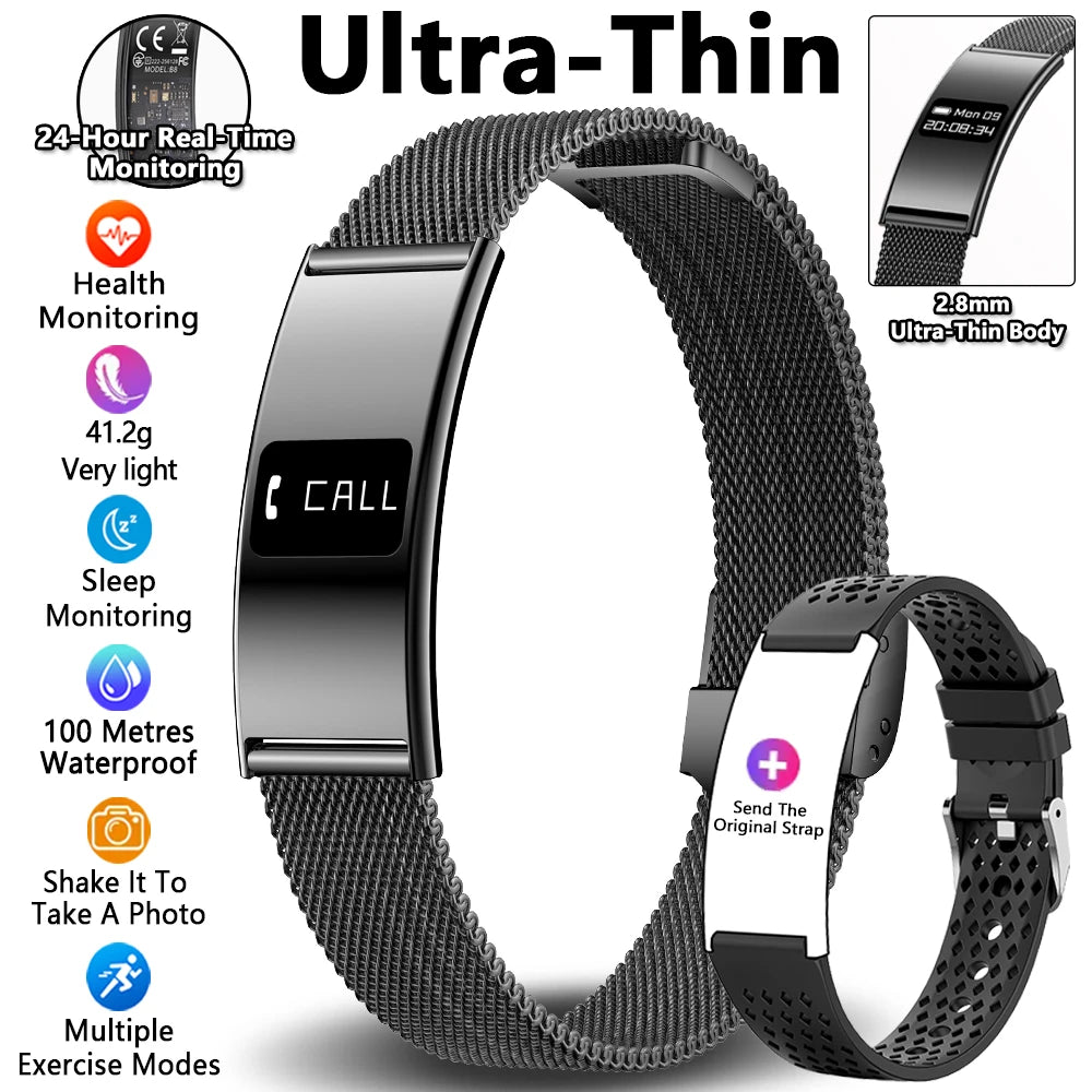 Men Women Smart Bracelet Heart Rate Sleep Monitor Health Smart Band Waterproof Sports Fitness Tracker Smartwatch For Android iOS