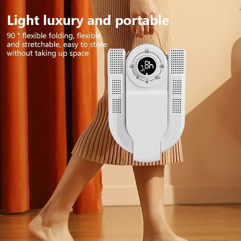 Intelligent Timer Shoe Dryer Adjustable Dryer Quick Drying Deodorizing Sterilizing Shoe Dryer Household Shoe Warmer Heater