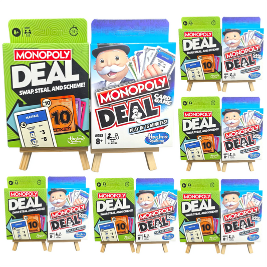 Monopoly Deal Card Game English Version Quick-Playing Card Game for Battle Kids Board Game Puzzle Poker Christmas Birthday Gift