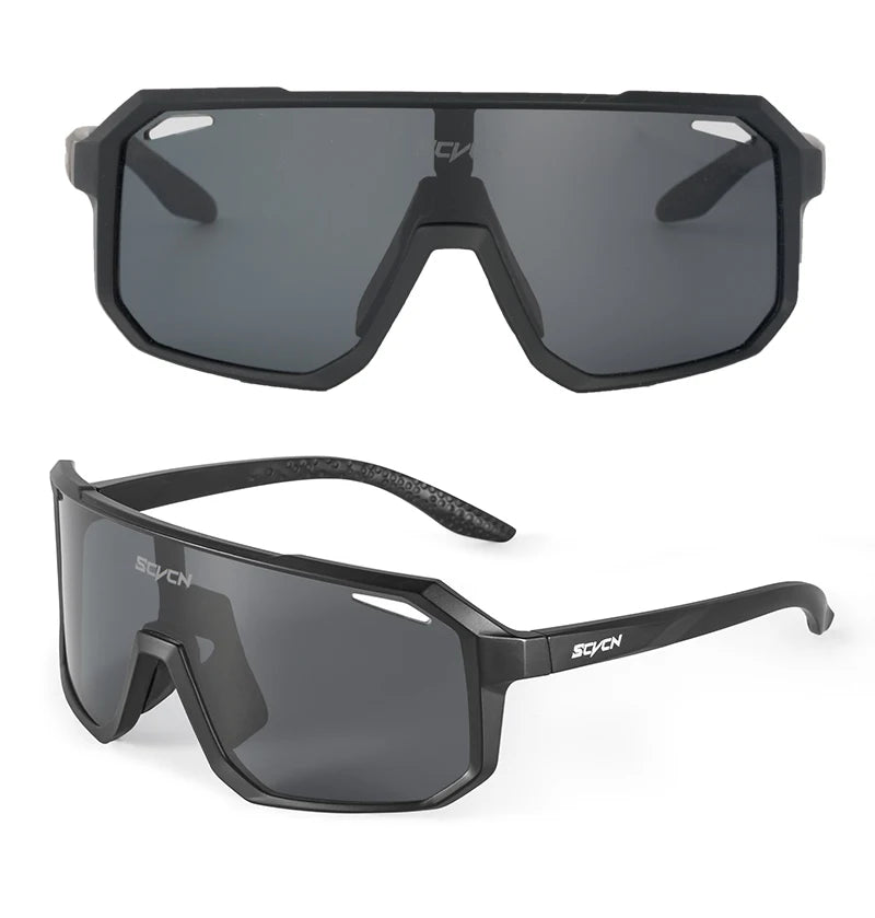 SCVCN Men bicycle Cycling Sunglasses Woman MTB road bike Driving Goggles Outdoor Sports running Glasses UV400 Hiking Eyewear