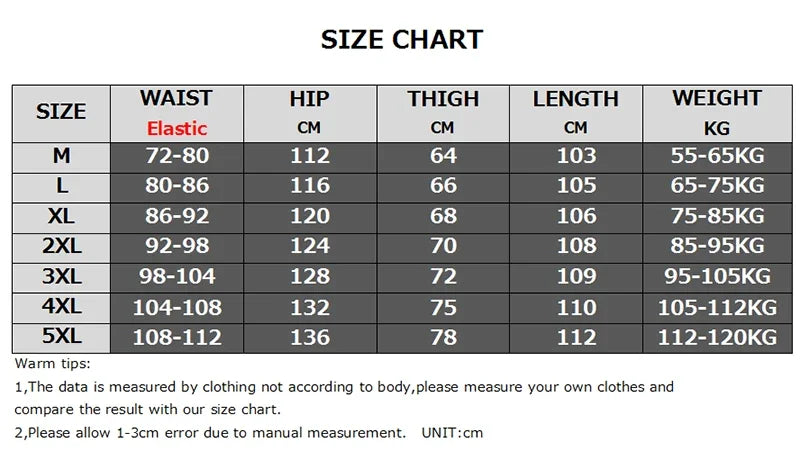 High Quality Men's Tactical Pants Elastic Waist Cargo Large Size Cotton Pants Multi-Pocket Trousers Sports Training Work Pants