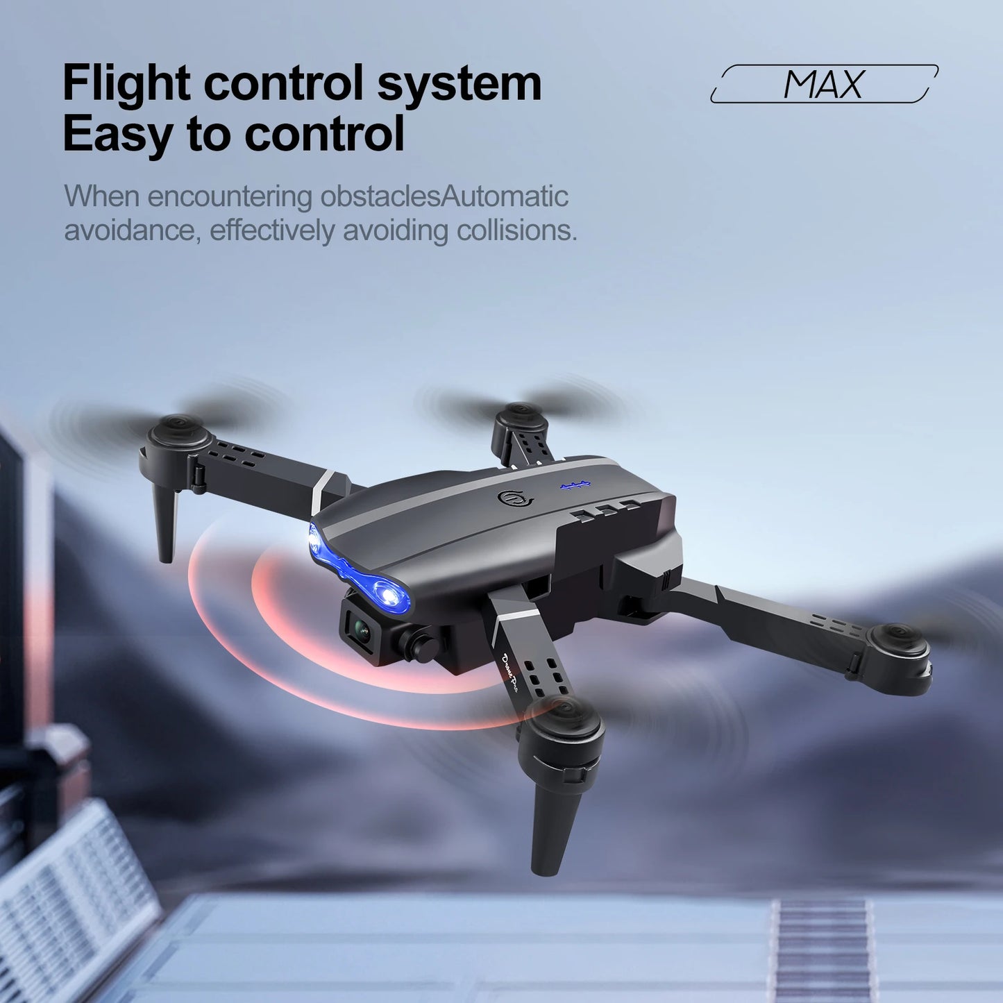 Newest E88 E99D Screen-controlled Lighting Mini Drone 4K 2 Camera Optical Flow Remote Control Aircraft Mavic Air 2