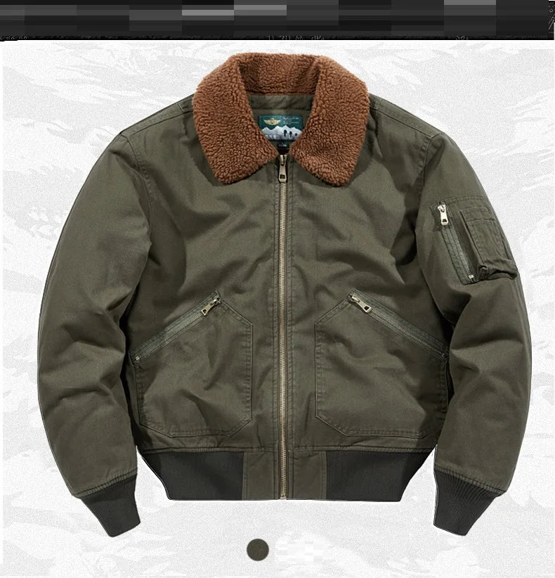 Mens Winter Bomber Jackets Coat Thick Warm Tactics New Overcoat Male Plus Size M-4xl Causal Windbreaker Outwear Chaquetas