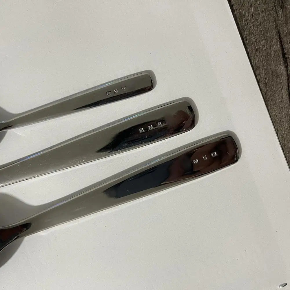 4pcs Italian High Quality Stainless Steel Fork Spoon Knife Set Western Tableware Dessert Spoon Polishing Cutlery Kitchen Gifts