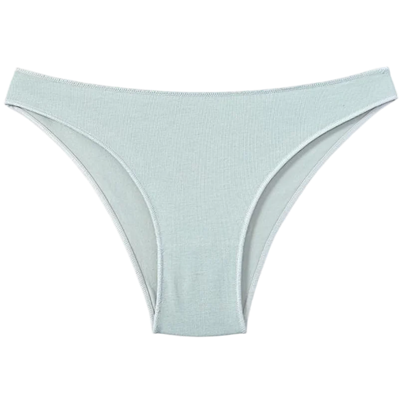 Meet'r Comfortable Cotton Underwear for Women Breathable Low Waist Panties, Seamless Lingerie Oversize Yoga Shorts