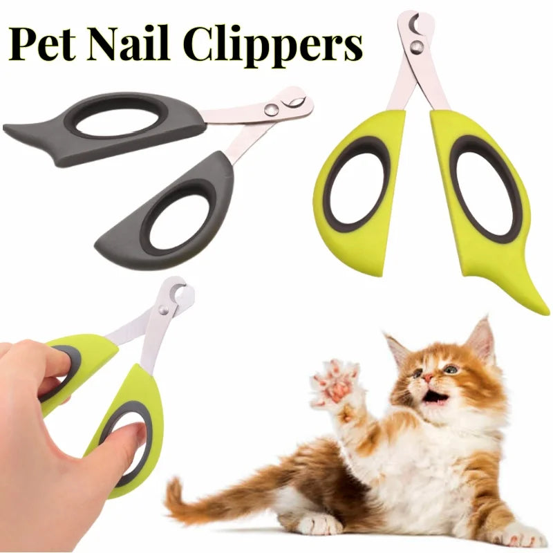 Pet Nail Clippers Cat Dog Claw Toenail Trimmer Cat Nail Scissors Home Sharp Professional Nail Grooming Tool for Small Animals